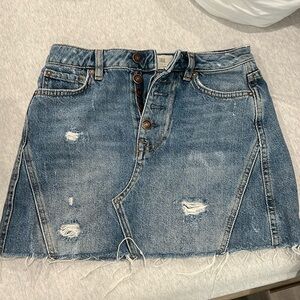 Free people mini skirt size 25